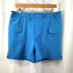 Stoic Men's Teal Blue Cargo Outdoor Shorts Size M – Ripstop Stretch‎